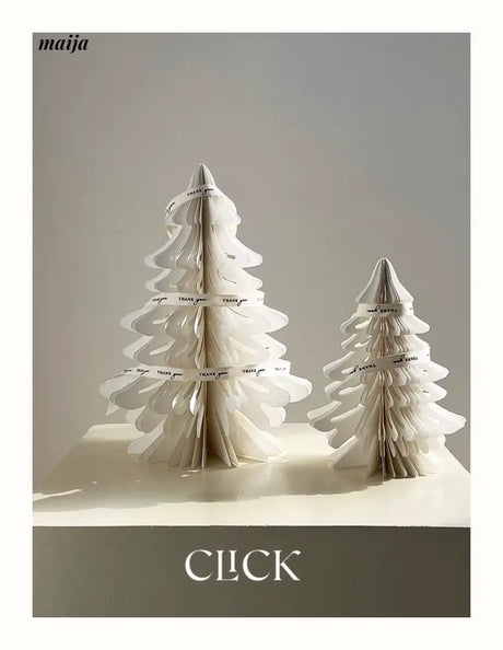 CLICK 3D Christmas Tree Origami Table Decor Stand Prop from CLICK