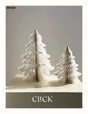CLICK 3D Christmas Tree Origami Table Decor Stand Prop from CLICK