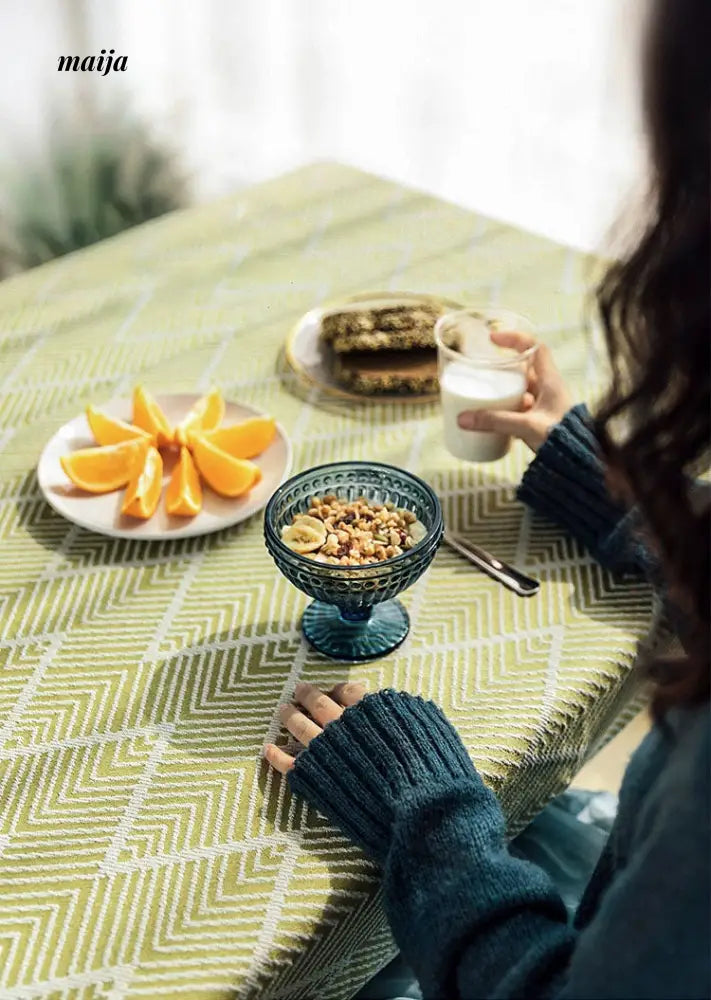 Chevron Vintage Tablecloth from maija
