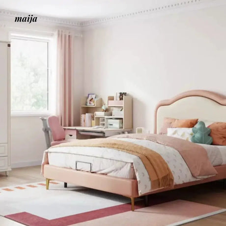 LINSYKIDS Angelica Soft Headrest Children's Bed from RZONE