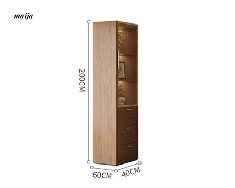 MEIHOUSE Antique Style Walnut Bedroom Large Wardrobe Cabinet from MEIHOUSE