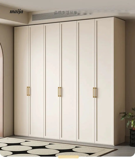 MEIHOUSE French Cream Bedroom Wardrobe Easy Assembly Storage Cabinet from MEIHOUSE