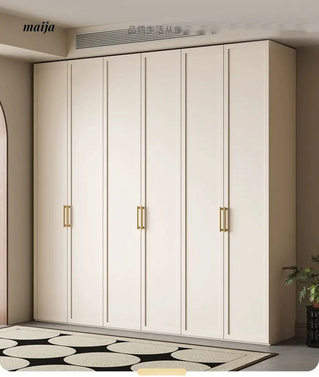 MEIHOUSE French Cream Bedroom Wardrobe Easy Assembly Storage Cabinet from MEIHOUSE
