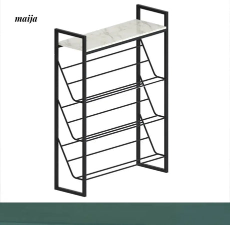 YUJIA Nordic Iron Shoe Rack Multi-Layer Storage from YUJIA