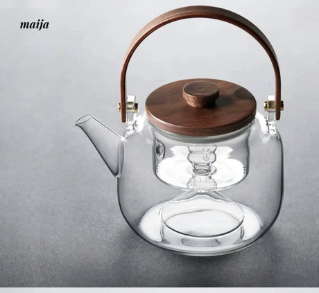 JOTO Heat Resistant Ceramic Electric Pot Double Layer Teapot from JOTO