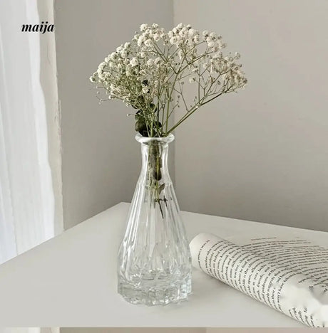 BANKE Retro Glossy Flower-Shaped Small Vase from BANKE