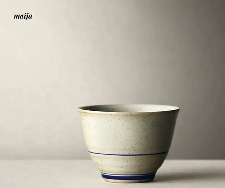 JOTO Japanese Blue and White Ceramic Soup Bowl Set from JOTO