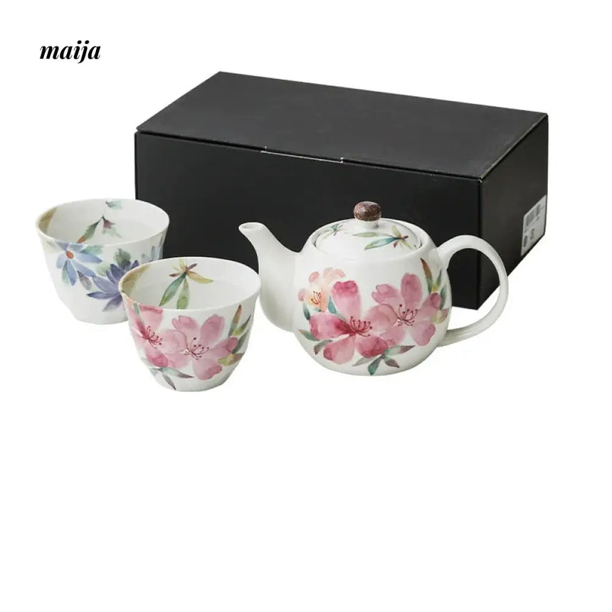 OKADA YAKI Japanese Teapot & Cup Gift Box from OKADA YAKI