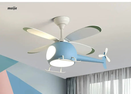 GVG Helicopter Cartoon Air Fan Ceiling Lamp from GVG