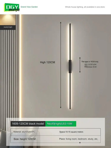 GVG Burke Long Line LED Wall Lamp from GVG