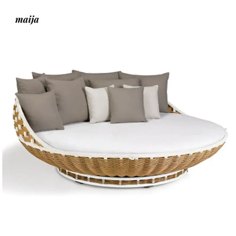 GERMAIN Theodore Outdoor Rattan Swing from GERMAIN