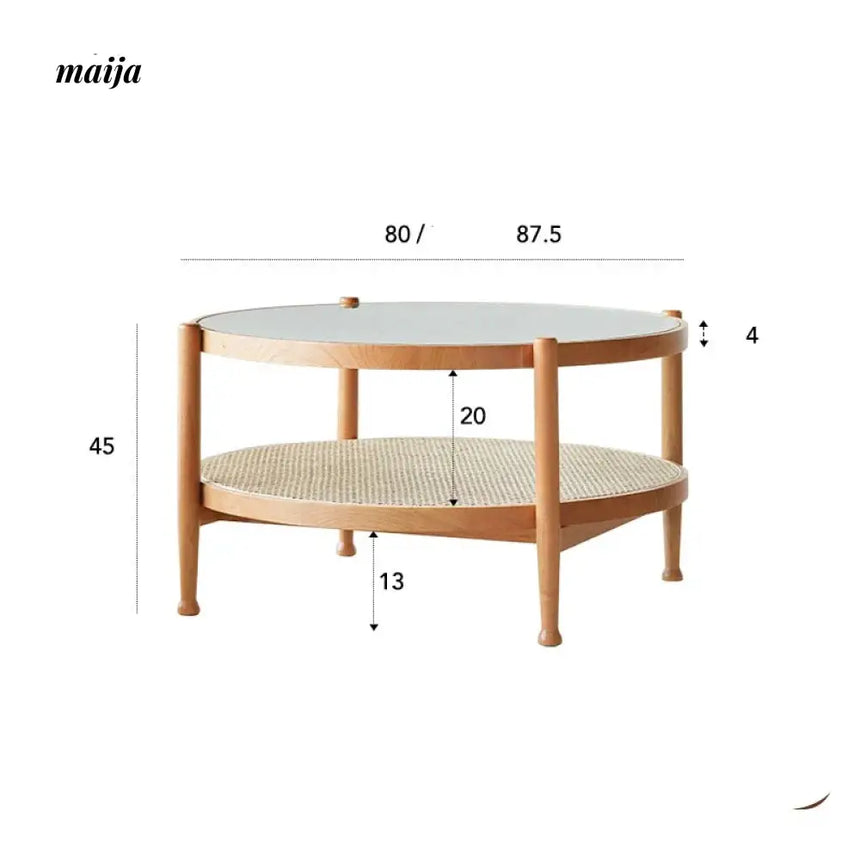 SLIGHTLYCOOL Cherry Wood Coffee Table from SLIGHTLYCOOL
