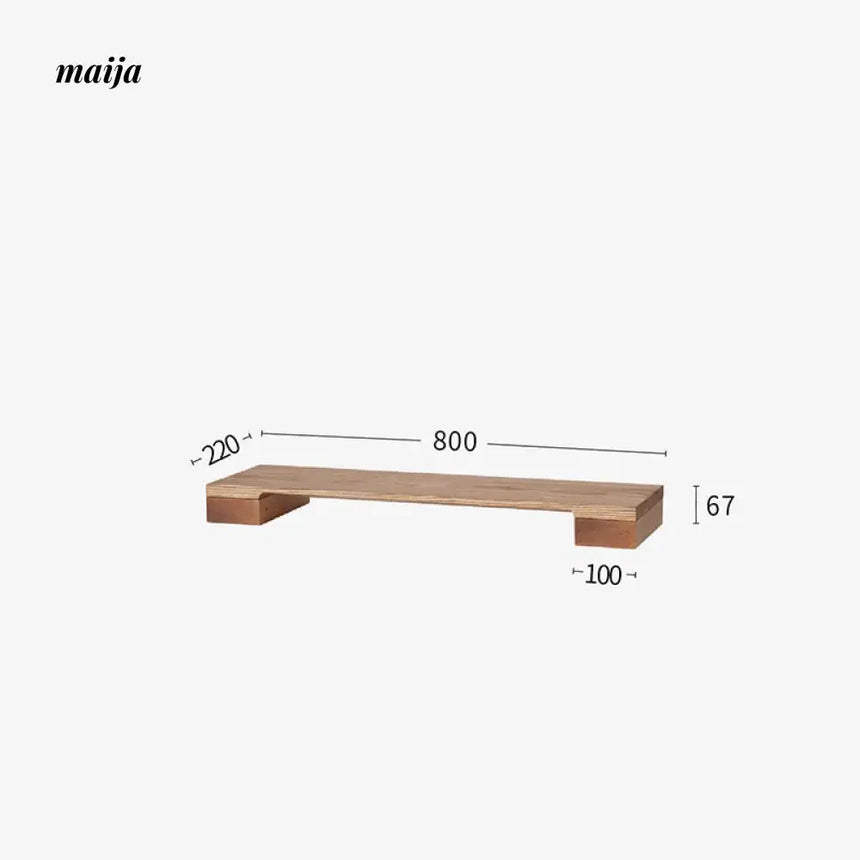 MUMO Clara Solid Wood Desktop Storage Riser from MUMO