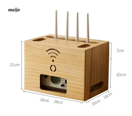 KIMACHI Wooden Cable Management Box from KIMACHI