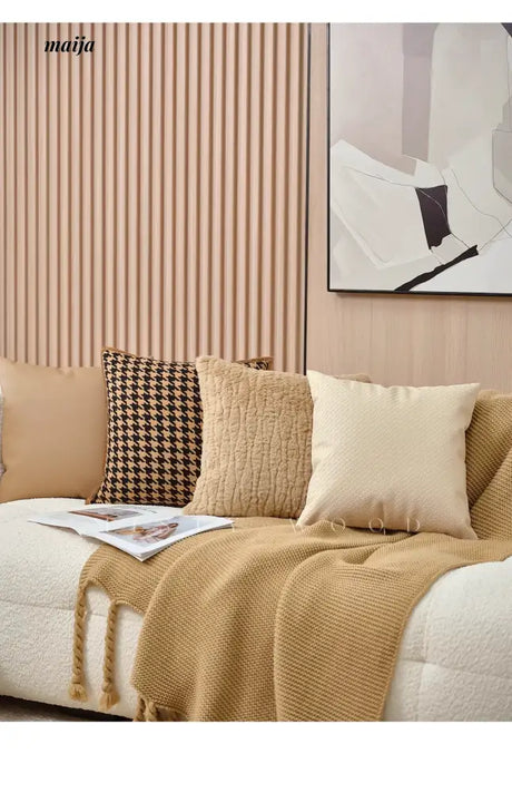 MISTYWOOD Retro High-End Leather Pillow from MISTYWOOD