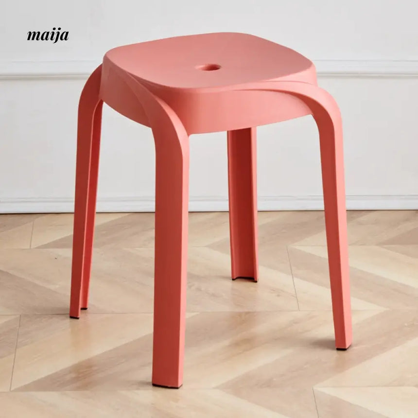 (Set of 2) Kramer Plastic Dining Stool