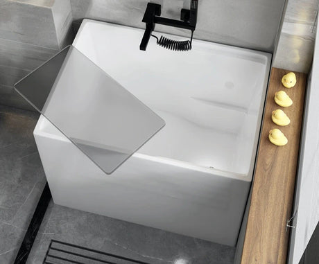 Mini Freestanding Rectangle Acrylic Bathtub from maija