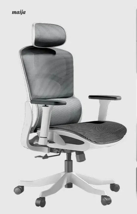 Black and White Ergonomic Office Chair from Hbada
