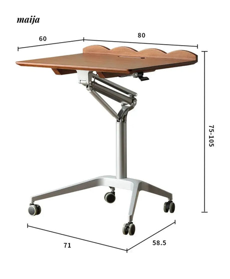 Cherry Wood Moveable Standing Desk from maija