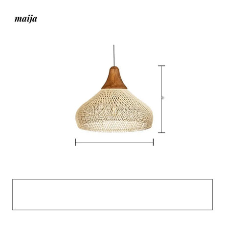 ZHONGSHAN Zen Rattan Chandelier for Restaurant from ZHONGSHAN
