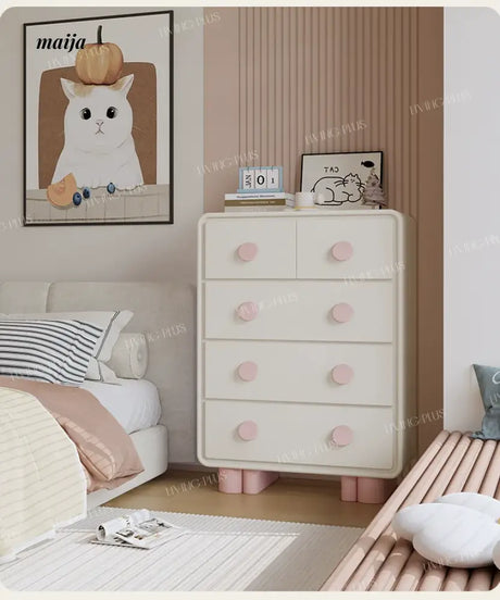 LIVINGPLUS Light Luxury Drawer Side Cabinet from LIVINGPLUS