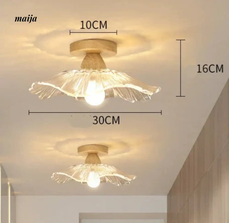 GVG Lotus Leaf Crystal Ceiling Light from GVG