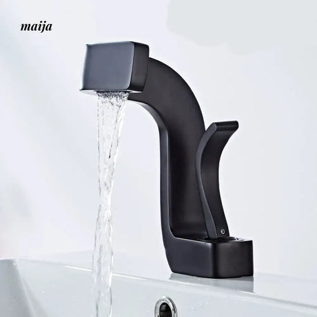 Noble Waterfall Copper Washbasin Faucet from Kaiyashi