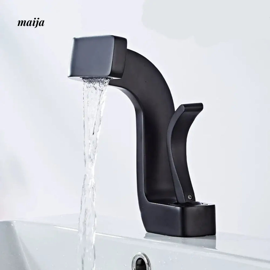 Noble Waterfall Copper Washbasin Faucet from Kaiyashi