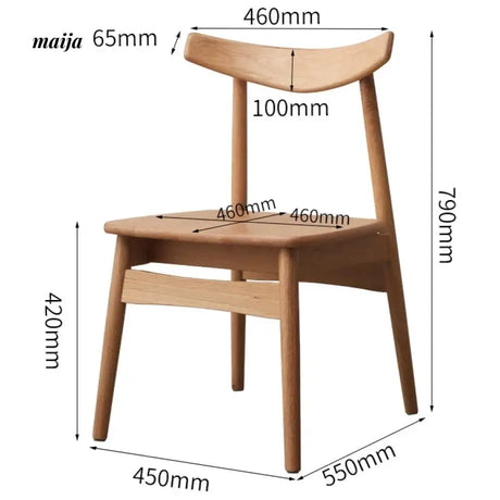 XIXI Writers Solid Wood Chair from XIXI