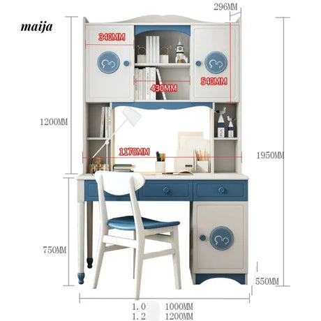 BETTYLEI Preppy Blue Children's Study Desk from BETTYLEI
