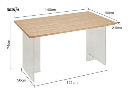 LAZYSPACE Jack Acrylic Dining Table from LAZYSPACE