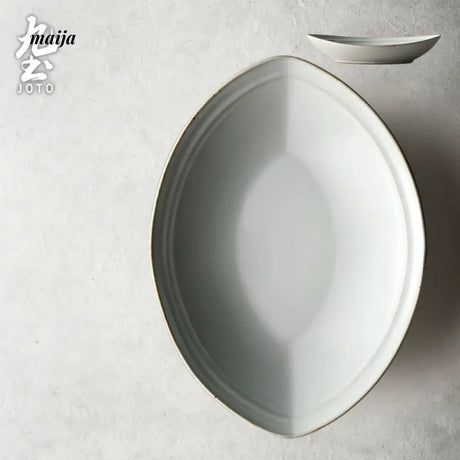 JOTO Japanese Retro Ceramic Dish Daily Steamed Fish Plate from JOTO