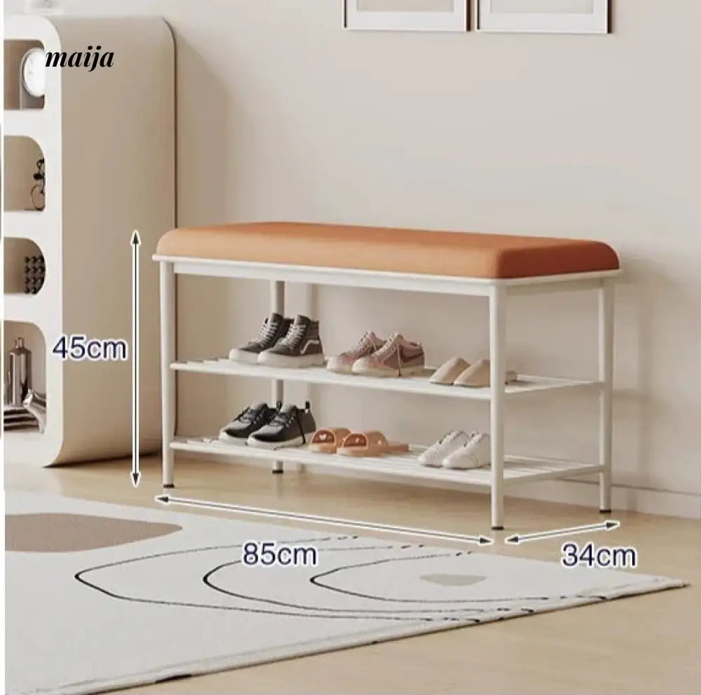 Shayla Cream Shoe Rack from Yeter