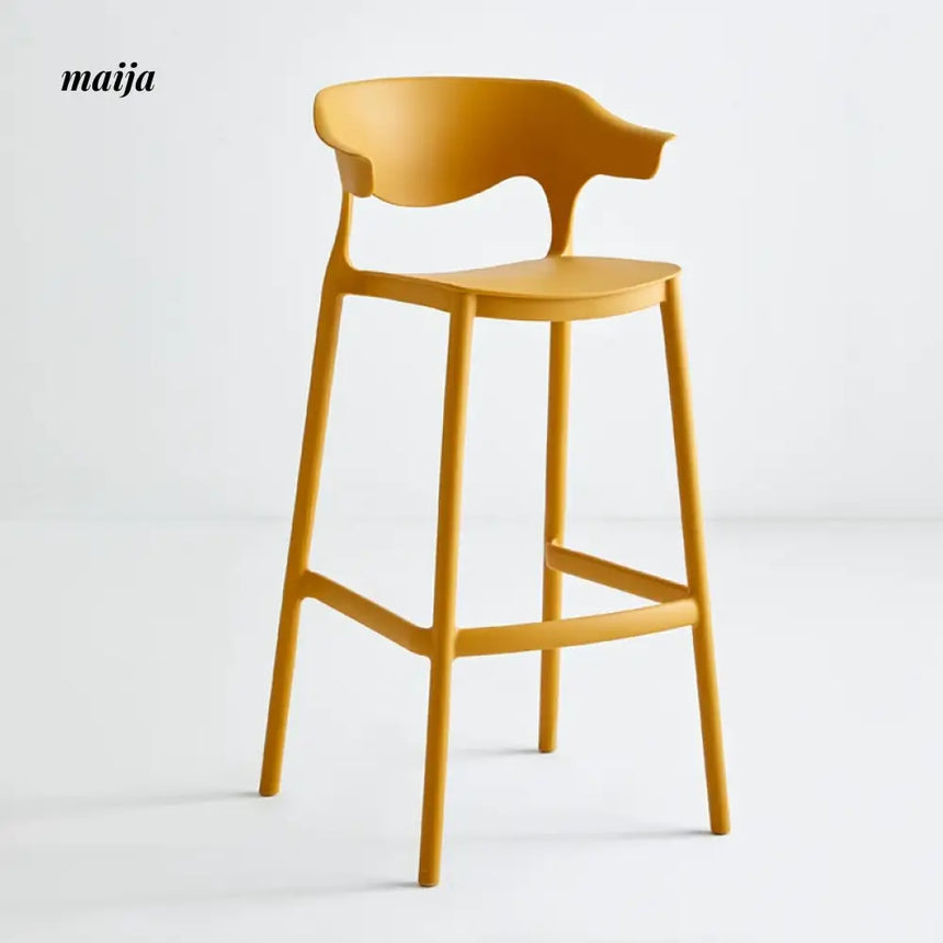 Lotus Plastic Bar Stool