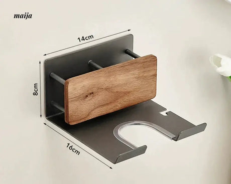 NHSJ Punch-free Hair Dryer and Face Towel Rack from NHSJ