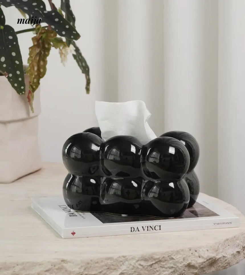 Marshmallow Ceramic Tissue Box from maija