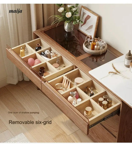 Dante Solid Wood Extendable Dressing Table from AI