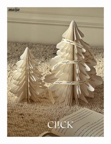 CLICK 3D Christmas Tree Origami Table Decor Stand Prop from CLICK