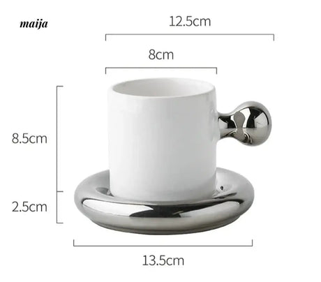 LIVETAI High-Quality Silver Glass Set from maija