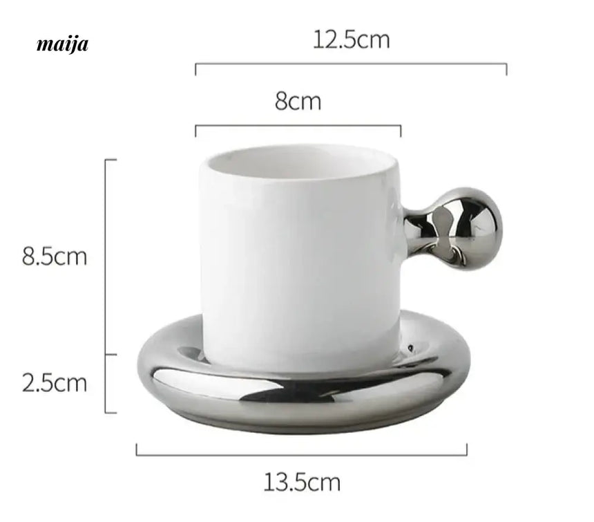 LIVETAI High-Quality Silver Glass Set from maija