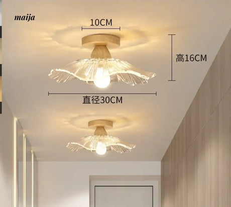 GVG Lotus Leaf Crystal Ceiling Light from GVG