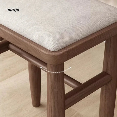 FUYUKI Lawton Dressing Stool from KENZAKI