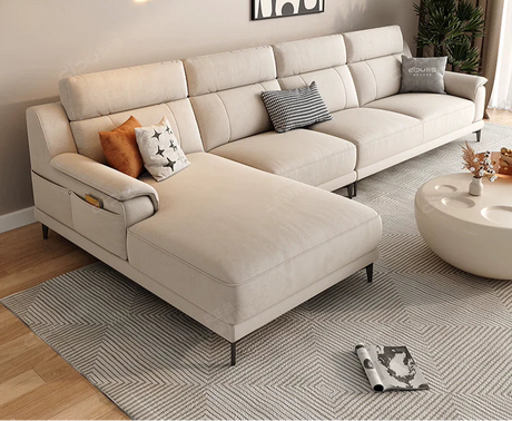 DIPU Theodore Minimalist Internet Celebrity Cream Sofa from DIPU