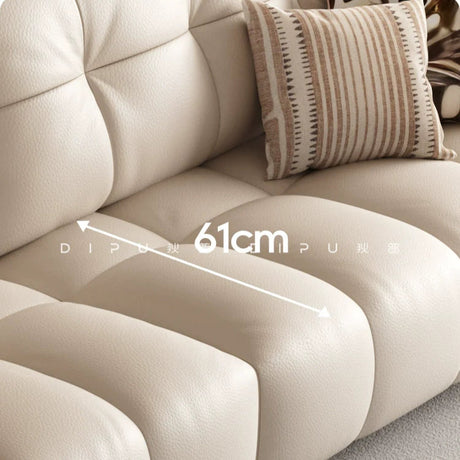 DIPU Nova Cream Cowhide Sofa from DIPU