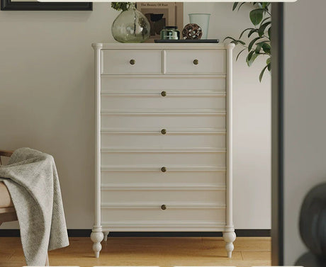 LINYUE Noelle French Solid Wood Eight-Drawer Sideboard from LINYUE