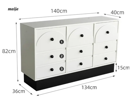 LIVINGPLUS Light Luxury Drawer Sideboard from MOSE