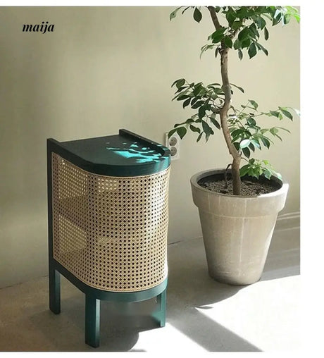 RATTAN CRAFTSMAN Scandinavian Sofa Bedside Table from RATTAN CRAFTSMAN
