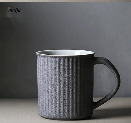 JOTO Eleven Color Japanese Rough Pottery Couple Coffee Cup from MOSE