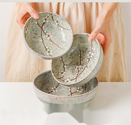 OKADA YAKI Five-Color Noodle Bowl Set from OKADA YAKI