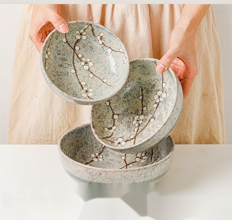 OKADA YAKI Five-Color Noodle Bowl Set from OKADA YAKI